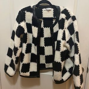 Sherpa checkered jacket